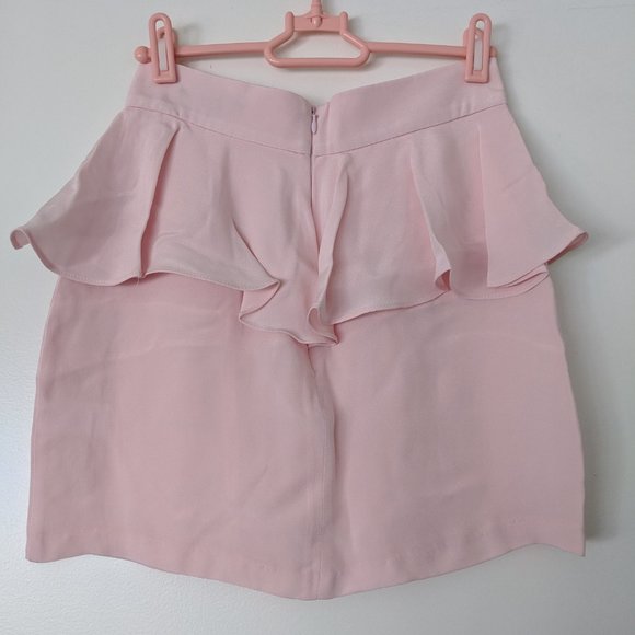 NEW Naven pink silk peplum mini skirt size 2 - Picture 2 of 5